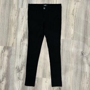 Paige Black Skinny Dress Pants Jeans Low Rise Viscose Stretch Size 28